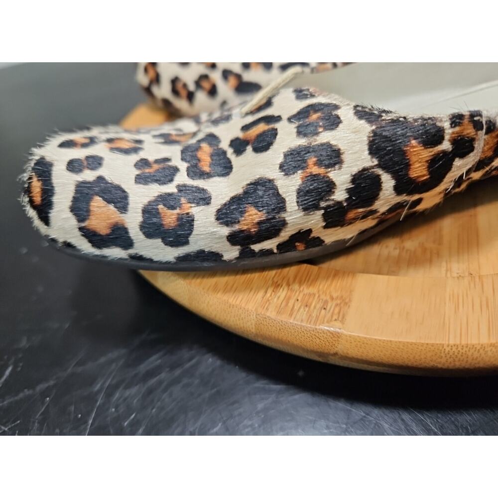 Antonio Melani "SPLENDID" Cheetah‎ Print Textured Leather Ballet Flats W/7 *EUC - Picture 9 of 16